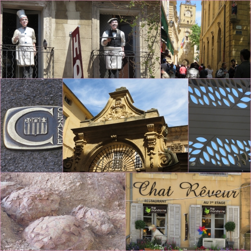 Aix en provence, pays de Cézanne, fontaines, cours mirabeau