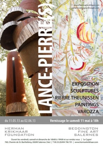 FONDATION KRIKHAAR, Salernes, Galerie Beddington Bargemon, Pierre Theunissen Sculptures Varozza Peintures 
